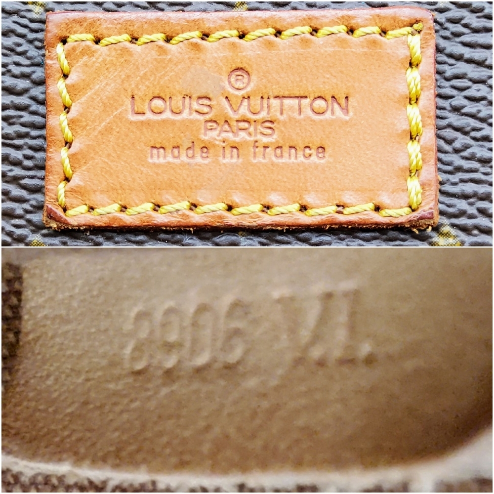 LOUIS VUITTON VINTGE SAUMUR 30 MONOGRAM CROSSBODY DOUBLE BAG,CERTIFIED AUTHENTIC - Picture 13 of 16